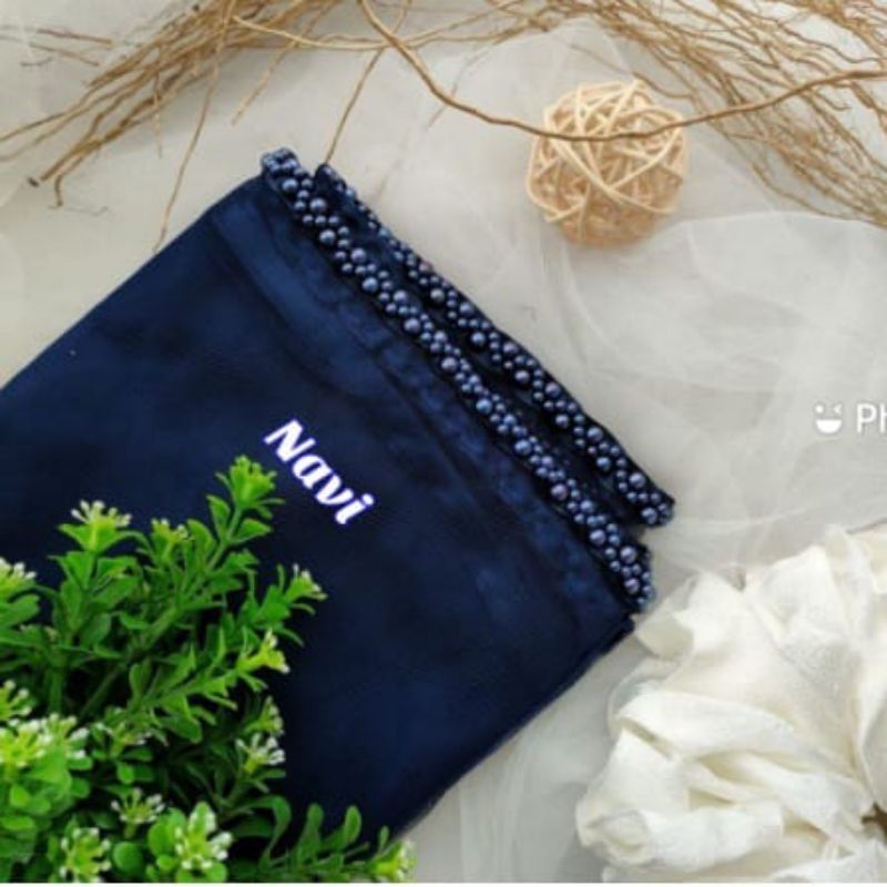 Slayer Pengantin / Hijab Pengantin / Veil Pengantin / Selendang Pengantin-Nevy