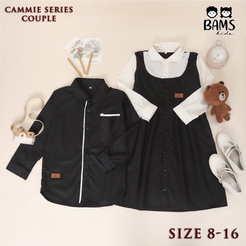 Kemeja dan dress anak Cammie Couple Bams Kids