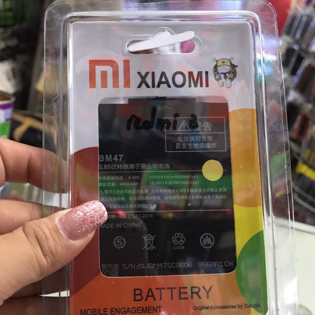 Baterai XIAOMI BM47 redmi 3