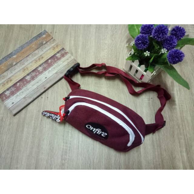 Tas slempang waistbag onfire original