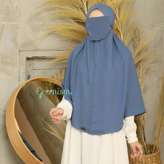 Bilqist bergo / bergo polos / hijab instan / greenism