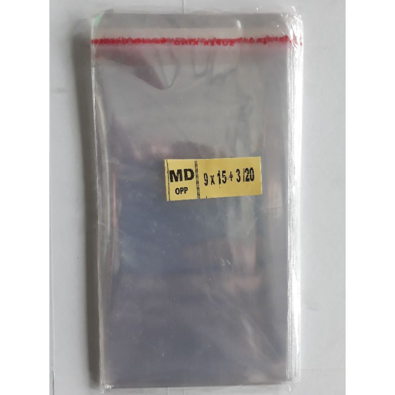

Plastik OPP Seal Ukuran 9 x15 100 Lembar / Plastik OPP Lem Ukuran 9 x15
