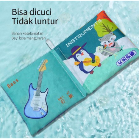 Buku Kain | Softbook | Buku Mainan Bayi | Buku Bantal Bayi | Mainan Edukasi Anak