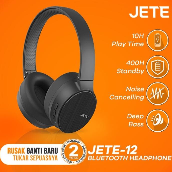 OPEN RESSELER Headset | Handsfree | Headphone Bluetooth JETE 12
