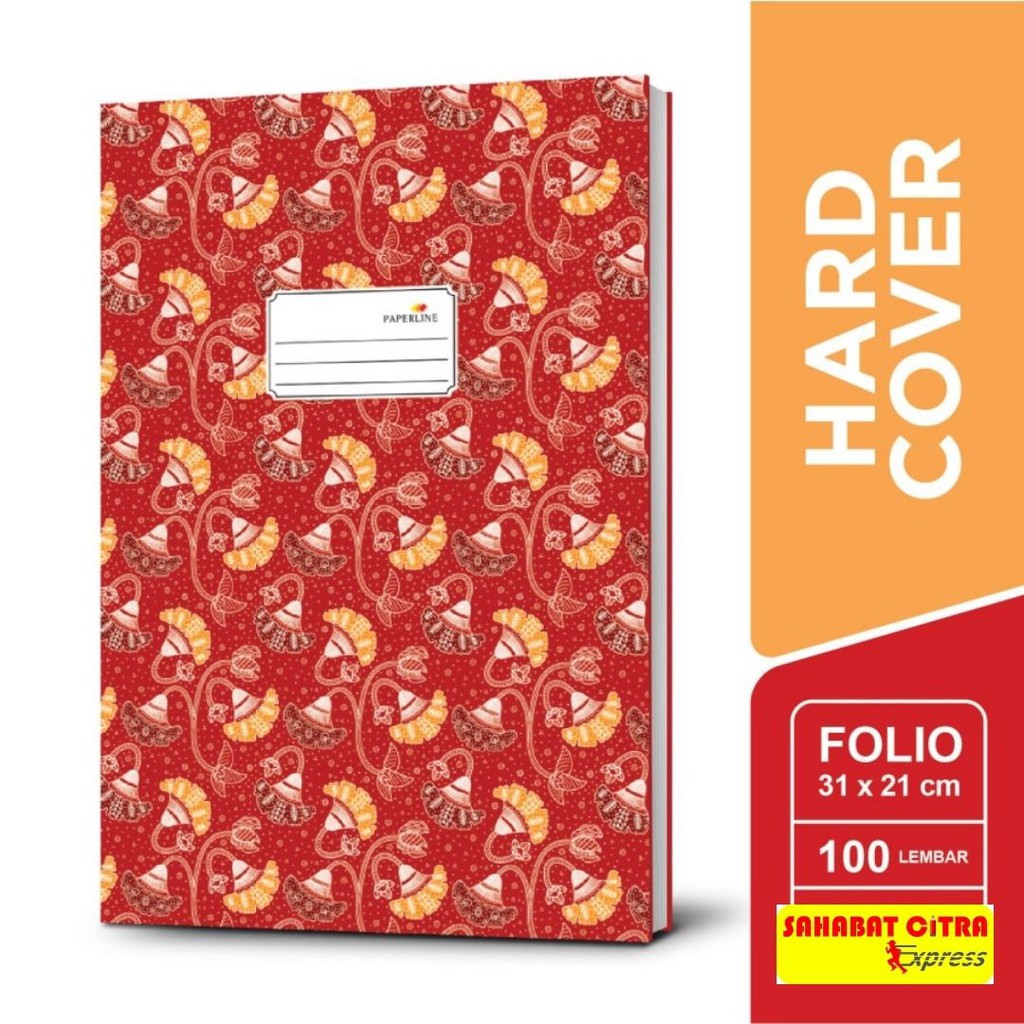 

BUKU HARD COVER FOLIO 100L PAPERLINE 本子