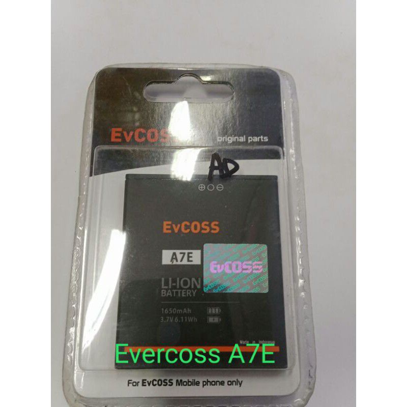 baterai Evercoss A6T . A7E . A7K . A7R ever cross cros battery baterei batere batrei