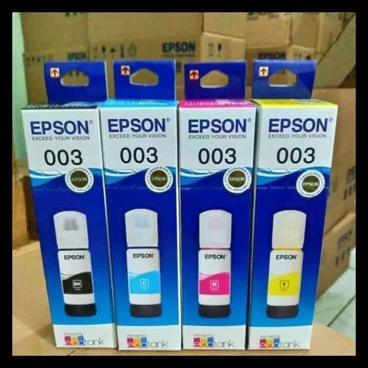 Jnt Cod] Epson 003 Original/Tinta Printer/Epson L3110,L3150,L5190/Printer Epson - Hitam Rare Kode