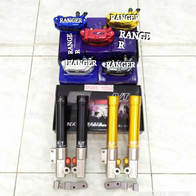 BOTTOM SHOCK DEPAN RT STAGE 6 PLUS KALIPER NSN KANAN MIO-FINO-VEGA-JUPITER-MIO M3-MIO SOUL GT