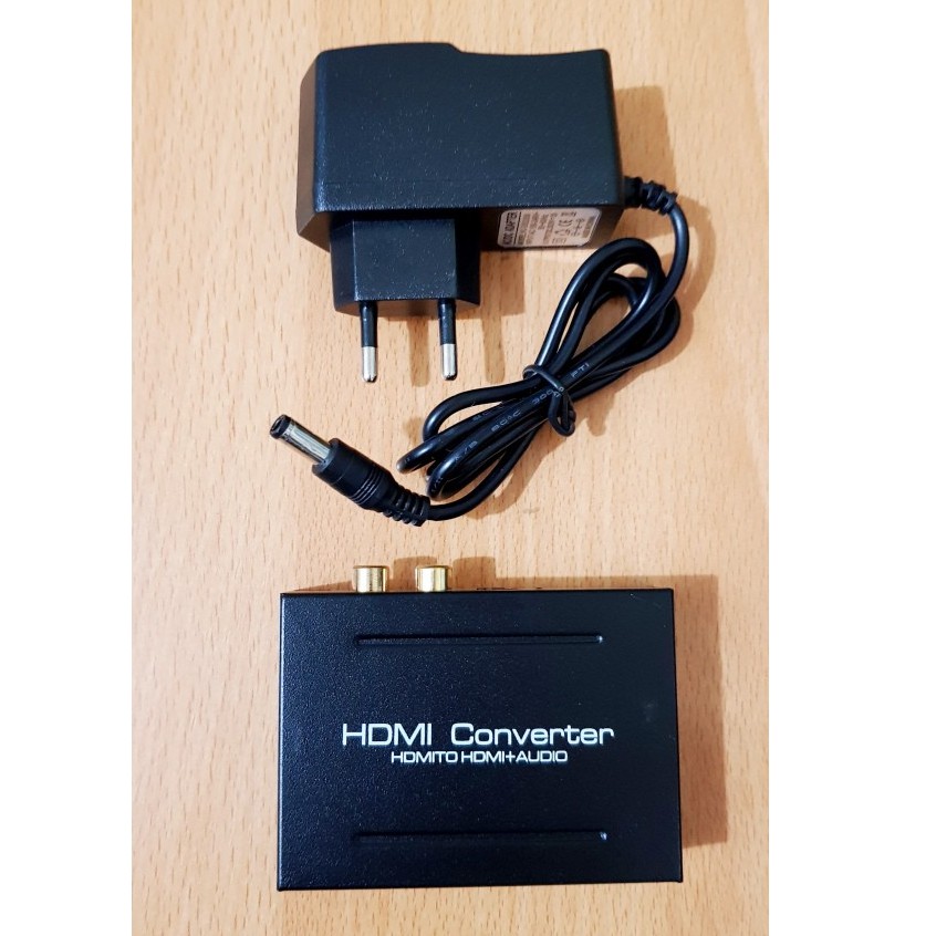 CONVERTER HDMI TO HDMI WITH AUDIO SPDIF DAN RCA EXTRACTOR FOR PS4 BLURAY DLL