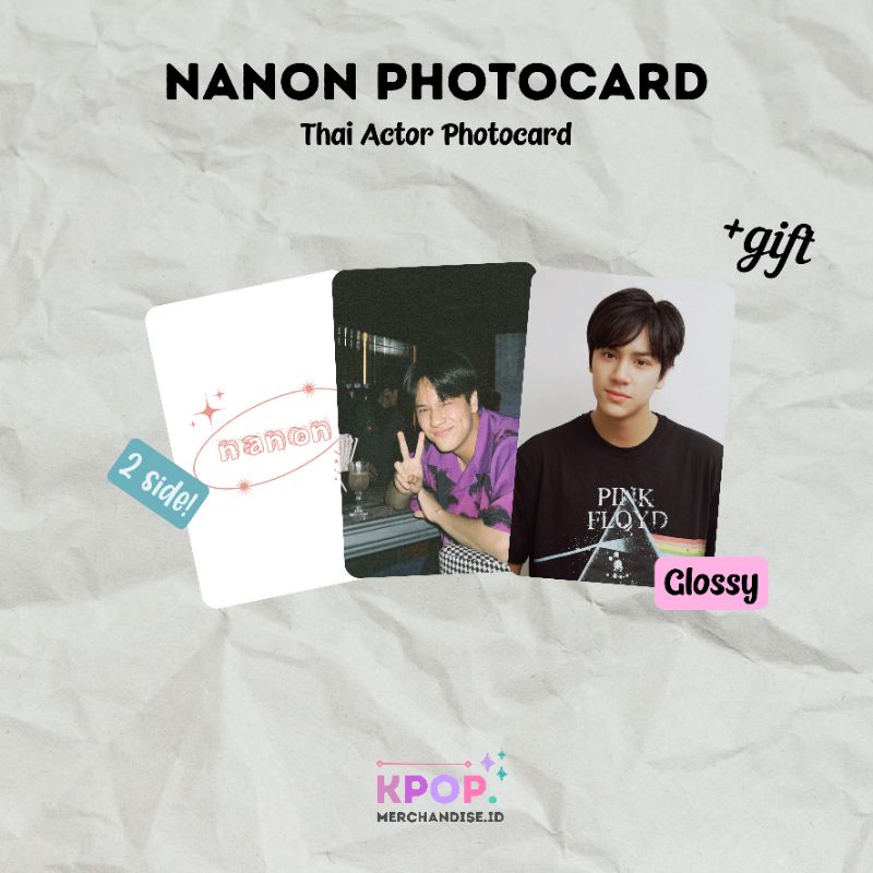 NANON KORAPAT PHOTOCARD THAI ACTOR RAIKANTOPENI