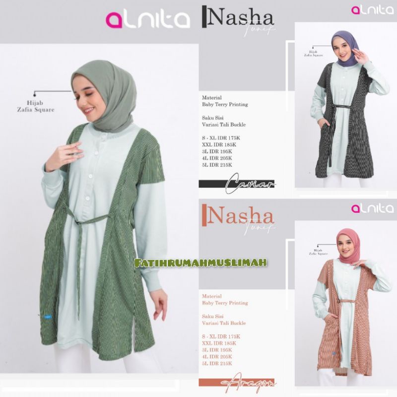 ALNITA// NEW/ATASAN ALNITA NASHA/TUNIK ALNITA NASHA/TUNIK ALNITA/ALNITA NASHA/TUNIK MUSLIMAH SYARI B
