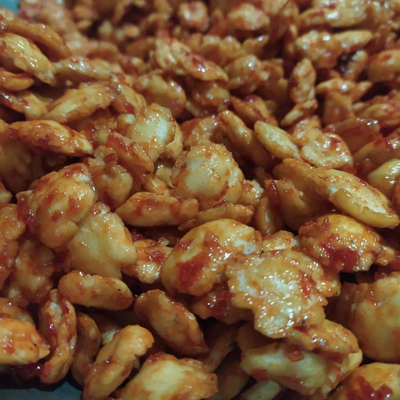 

Ceplis Melinjo Asli 500gr Balado Manis Pedes Enak Gurih