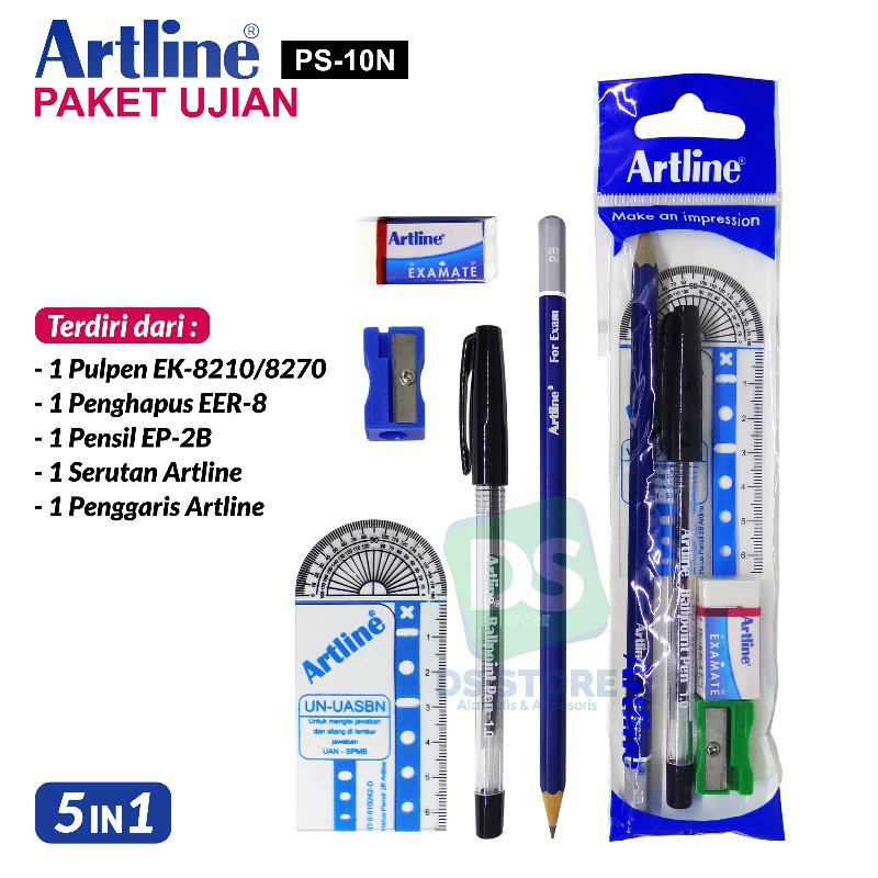

Artline paket alat tulis ujian PS-10