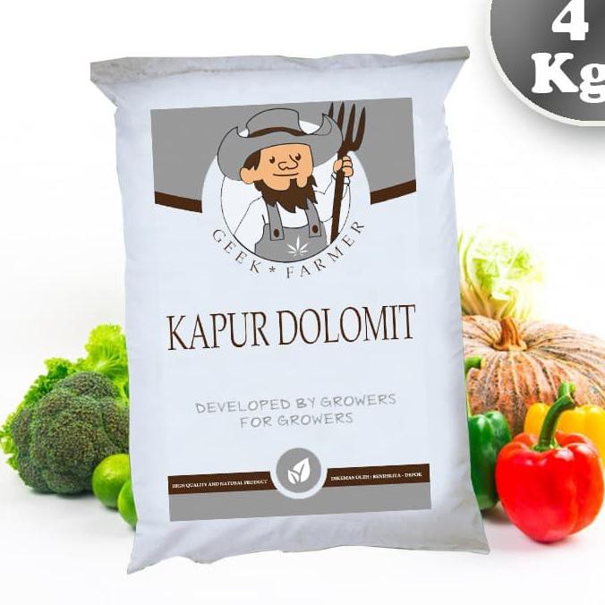 Pupuk Kapur Pertanian Dolomit Premium (Geek Farmer)