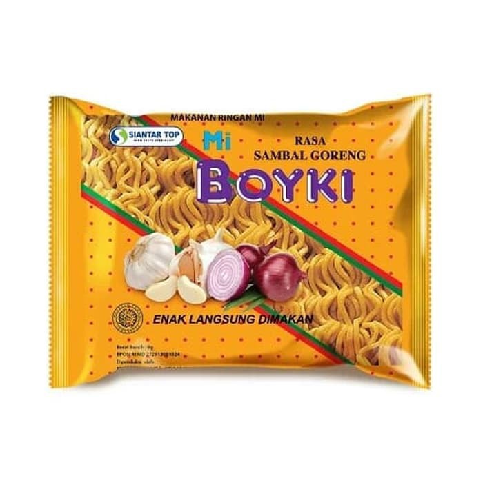 

Mie Boykie - Cemilan enak - mie langsung makan - snack - jajanan jadul
