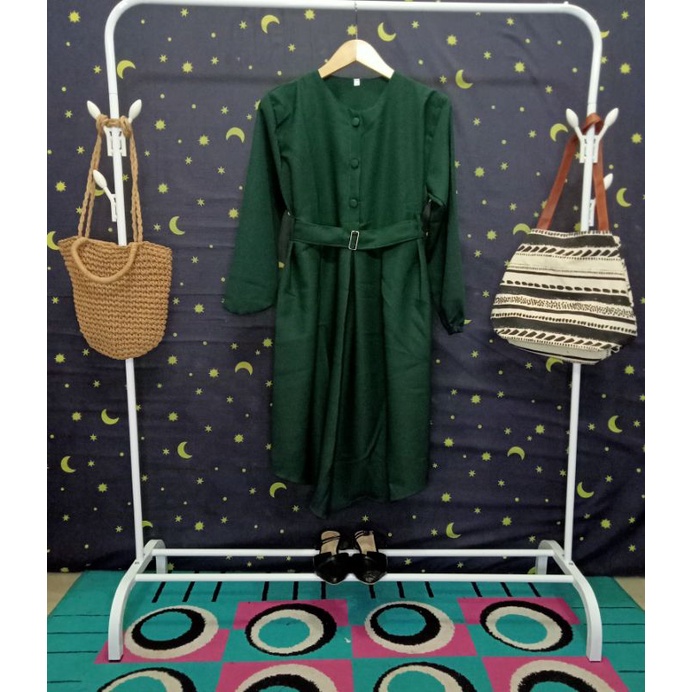 Tunik Amanda - Tunik Terbaru 2021- Tunik Kekinian-Tunik Wanita Murah-Tunik  terlaris/ tunik simpel-Hijau botol