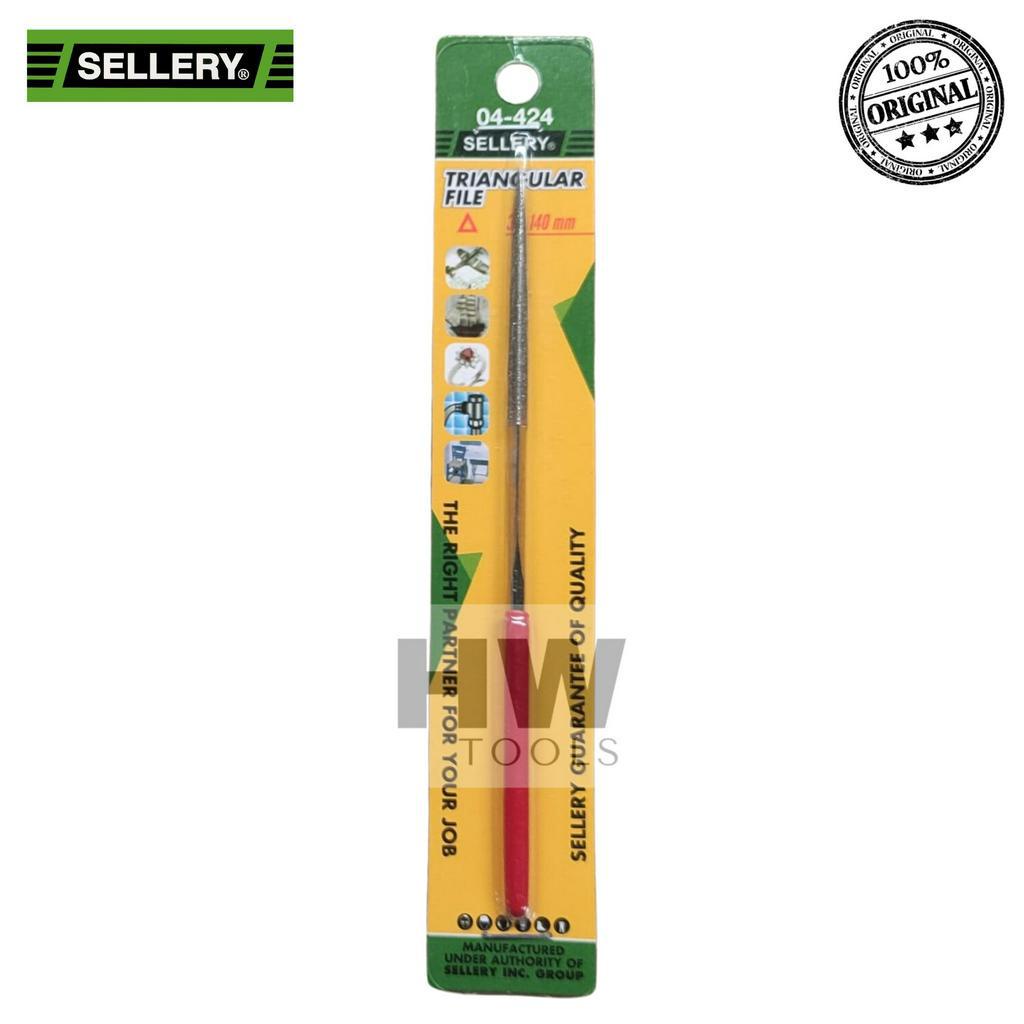 

KIKIR DIAMOND SEGITIGA / TRIANGULAR FILE 3 x 140 mm SELLERY 04-424