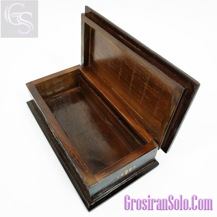 [GS-Kayu] Kotak Kayu Jati Ukir Cukit Tempat Perhiasan Pernak Pernik Pusaka