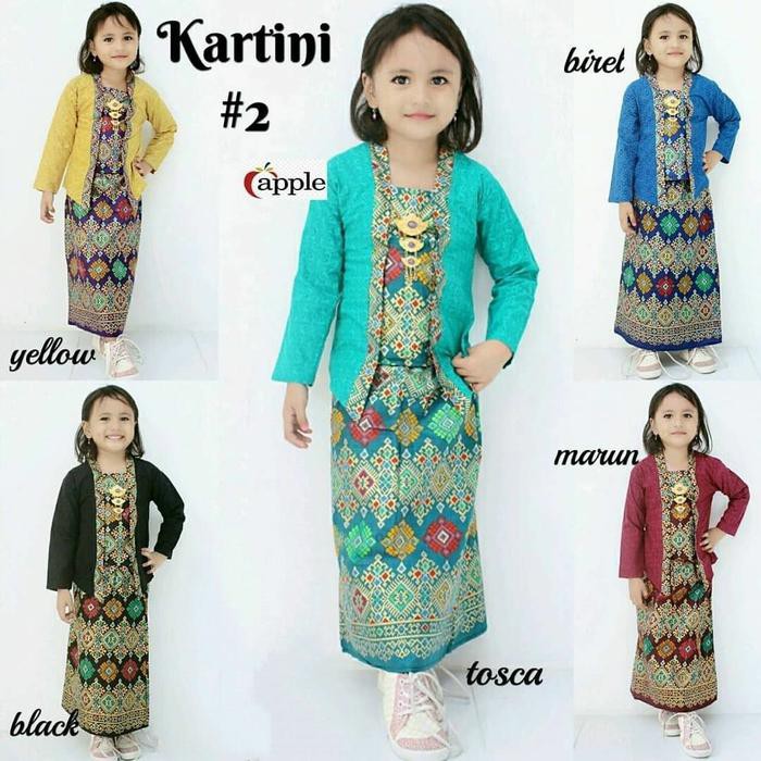 Termurah Kutubaru Anak Lengan Panjang Kebaya Kutubaru Kids Lengan Panjang