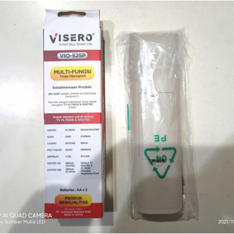 REMOTE Remot Multi TV Tabung POLYTRON&amp;DIGITECH VISERO VIO-525P