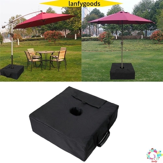 Lanfy Simple Square Umbrella Base Deluxe Weight Bag Sunshade Stand Garden Beach Summer Outdoor Sand Duty Fill Patio Yard Heavy Duty Holder Shopee Indonesia