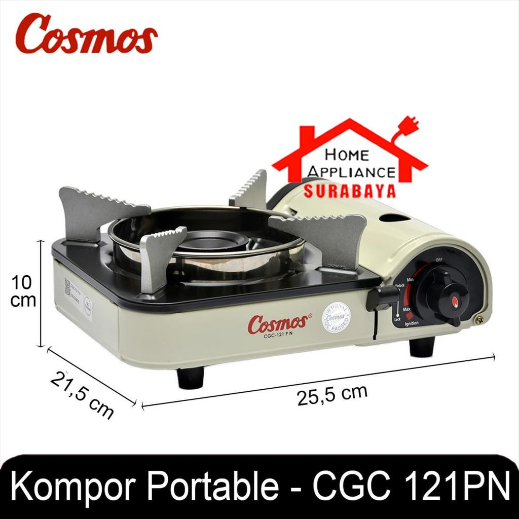 Kompor Gas Portable 1 Tungku Cosmos CGC-121 P / CGC121P