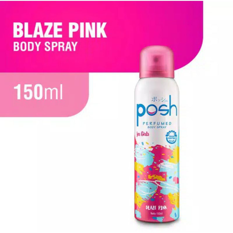 POSH Spray Cologne BLAZE Pink Botol 150ml exp 2025