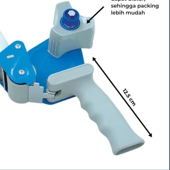 

✺ Dispenser / Alat Pemotong Lakban 2 Inch Gagang Tempat Roll Cutter Tape ♗