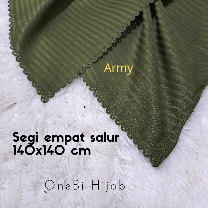 Segiempat Voal Syari 140x140 Cm Segi Empat Salur Miracle