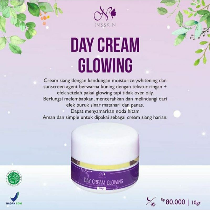 New Nsskin day cream glowing