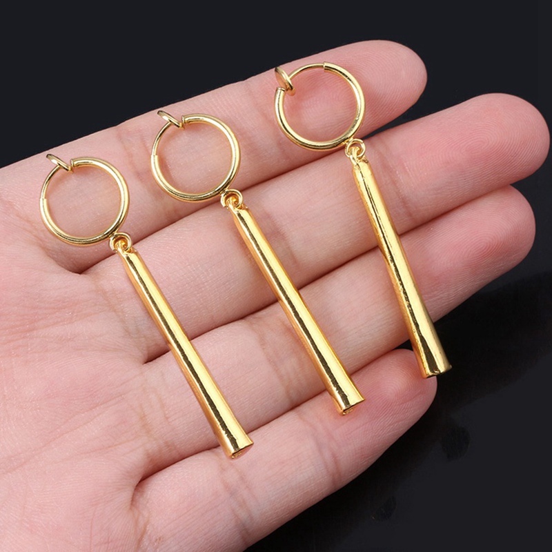 3PCS Anime One Piece Roronoa Zoro Four-Type Earrings Ear Clip Studs Hook Cos Prop