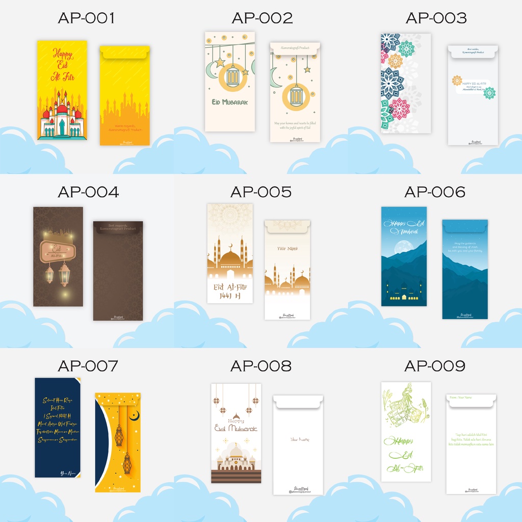 

Amplop / Angpau Lebaran Custom Portrait