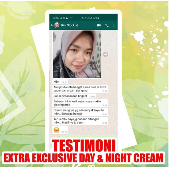 Batrisyia Extra Exclusive Cream (1 Set Day &amp; Night)