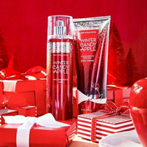 BATH &amp; BODY WORKS BBW WINTER CANDY APPLE SERIES MIST LOTION SHOWER GEL BODY CREAM HAND CREAM SHOWER GEL BODY CREAM LOTION MIST WASH WALLFLOWER ROOMSPRAY SCENTPORTABLE GENTLE GEL DEEP CLEANSING GENTLE FOAMING CREAMY LUXE