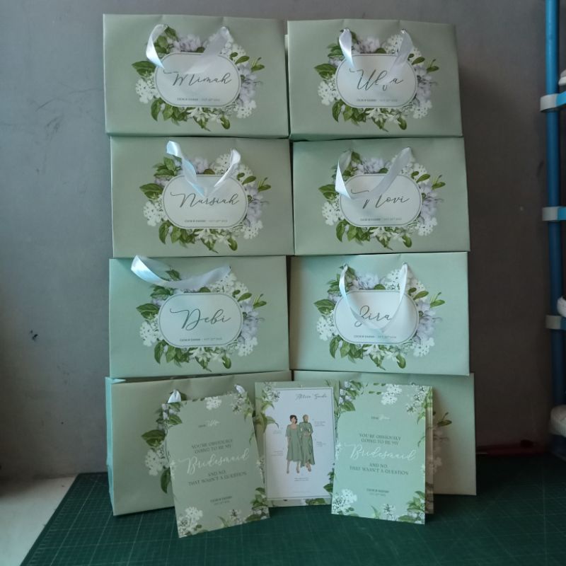 

Paperbag Bridesmaid Custom