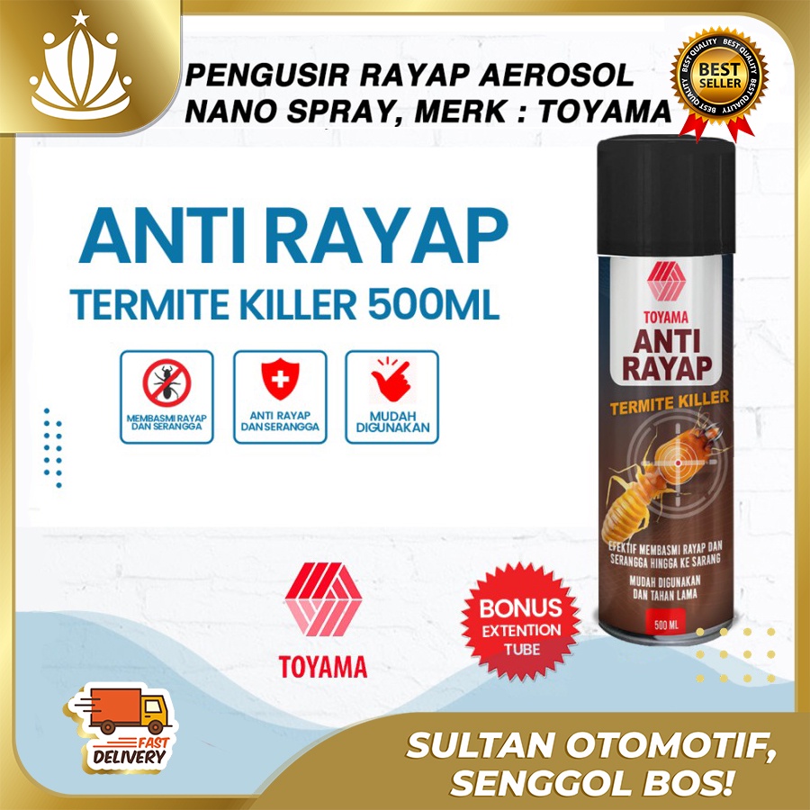 Pembasmi Rayap Aerosol Obat Spray Racun  500ml