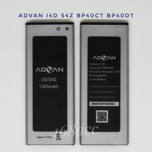 Baterai Batre Advan i4D S4Z BP-40CT BP-40DT Battery