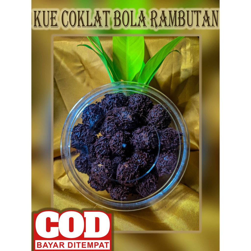 

Kue Coklat Bola Rambutan 500Grm // Kue Coklat Lebaran // Kue Kering Coklat Enak