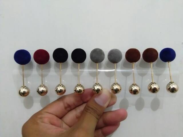 [12pcs] Tuspin bluduru mutiara gold atau emas model terbaru accesoris wanita