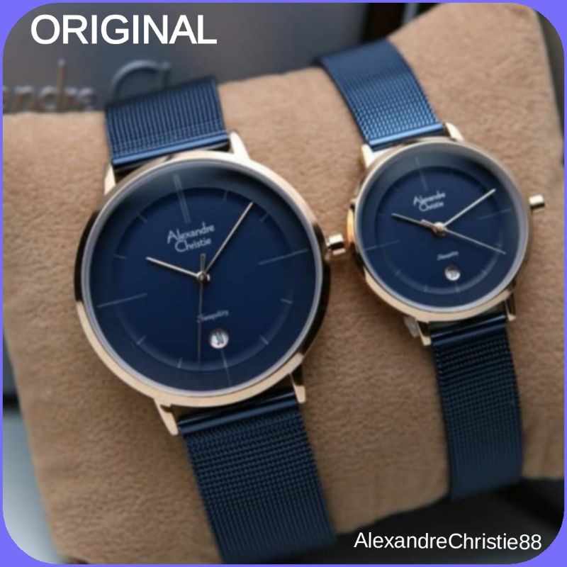 Jam Tangan Couple Alexandre Christie 8627LD AC8627 AC 8627 MD | Ori