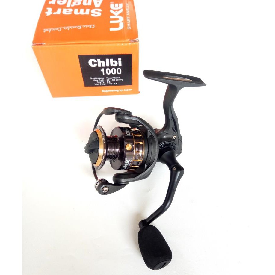 Reel Pancing Luke Chibi Smart Angler Power Handle Ukuran lengkap
