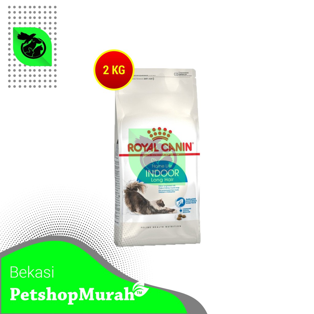 Makanan Kucing Royal Canin Indoor Longhair 2KG Cat Food Long Hair 2 kg