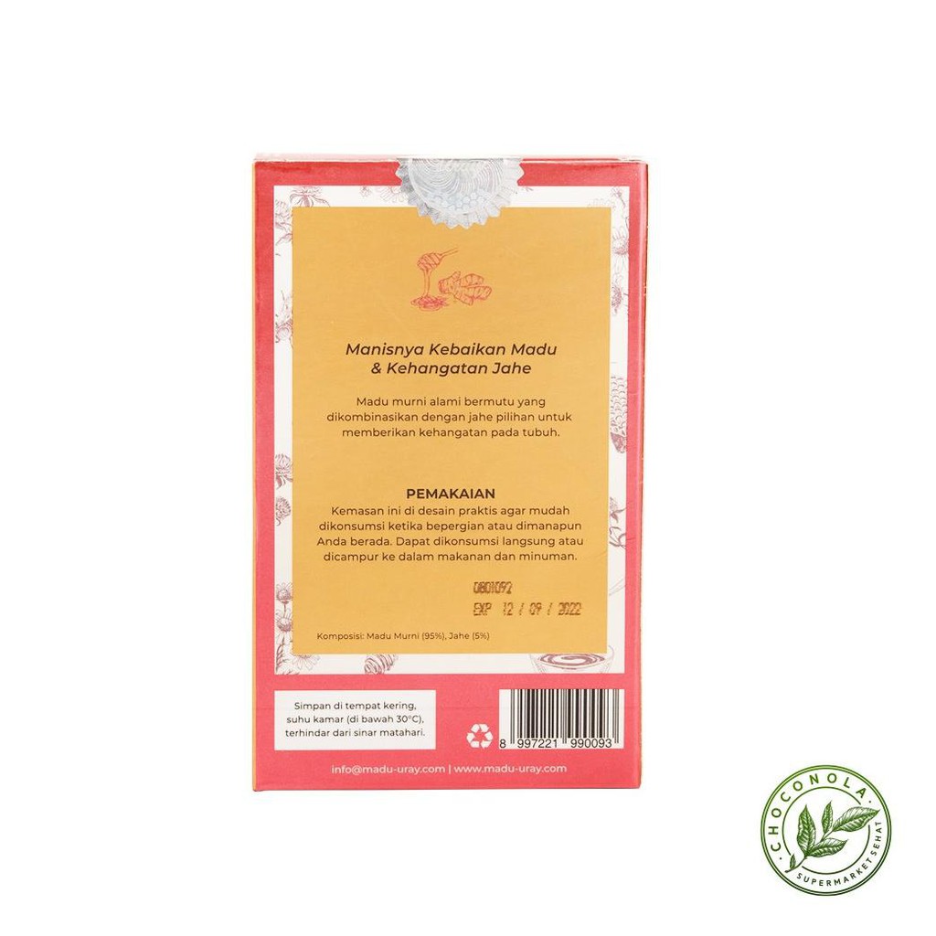 

Limited Top✣ Uray Stick Honey Ginger Madu Jahe Sachet 120gr Langsung Kirim ♖