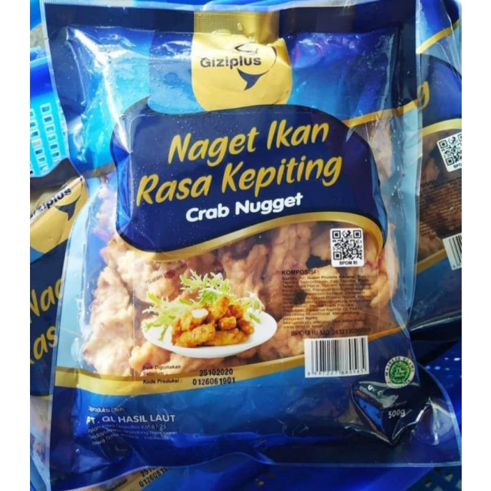 

Naget Ikan Rasa Kepiting / Crab Nugget 500 gram Frozenfood