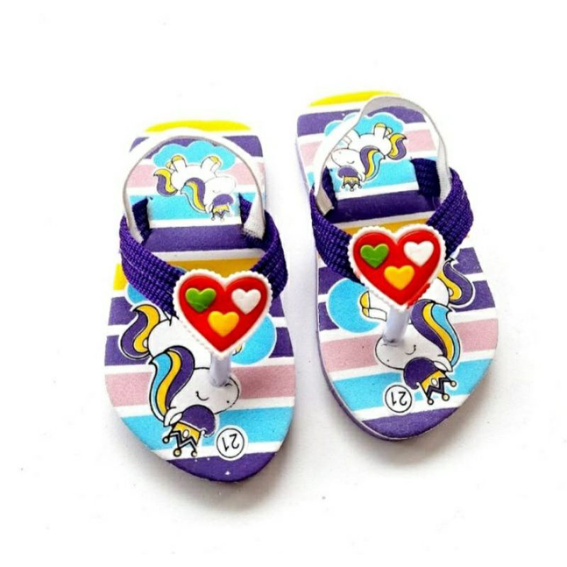 sandal anak baby unicorn Tali katto