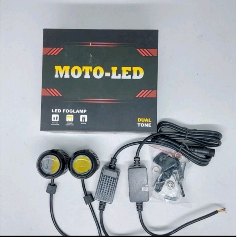 Lampu tembak D2 laser mini motoled premium