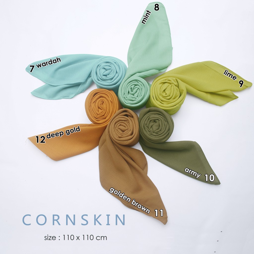 Hijab Segiempat Corn Skin