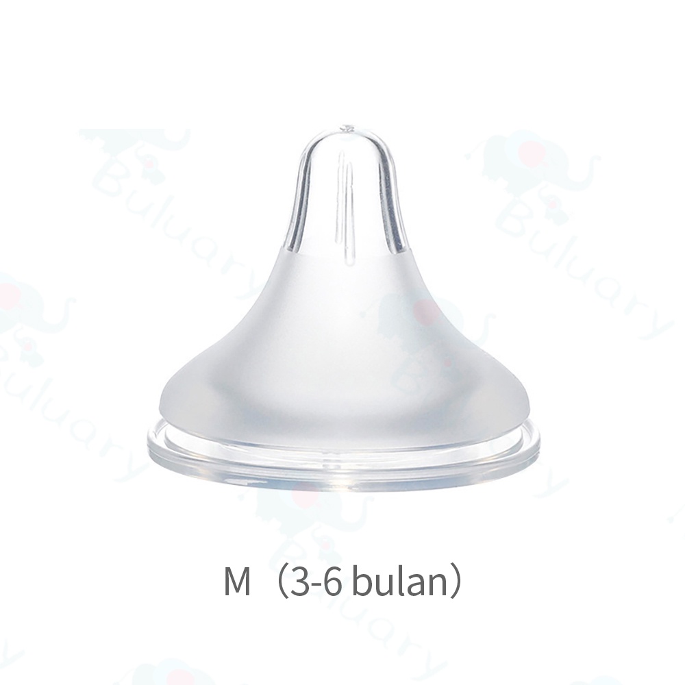 Buluary Dot bayi wide neck bahan silikon  dot pigeon-M(3-6Bulan)