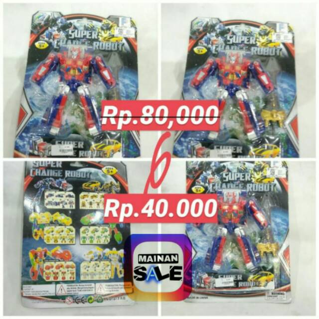 Mainan robot change