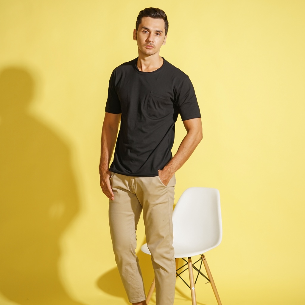 Brospack Unfinished T-Shirt Carbon Black